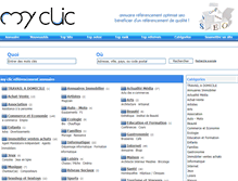 Tablet Screenshot of my-clic.com